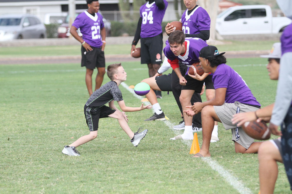 Youth football camp